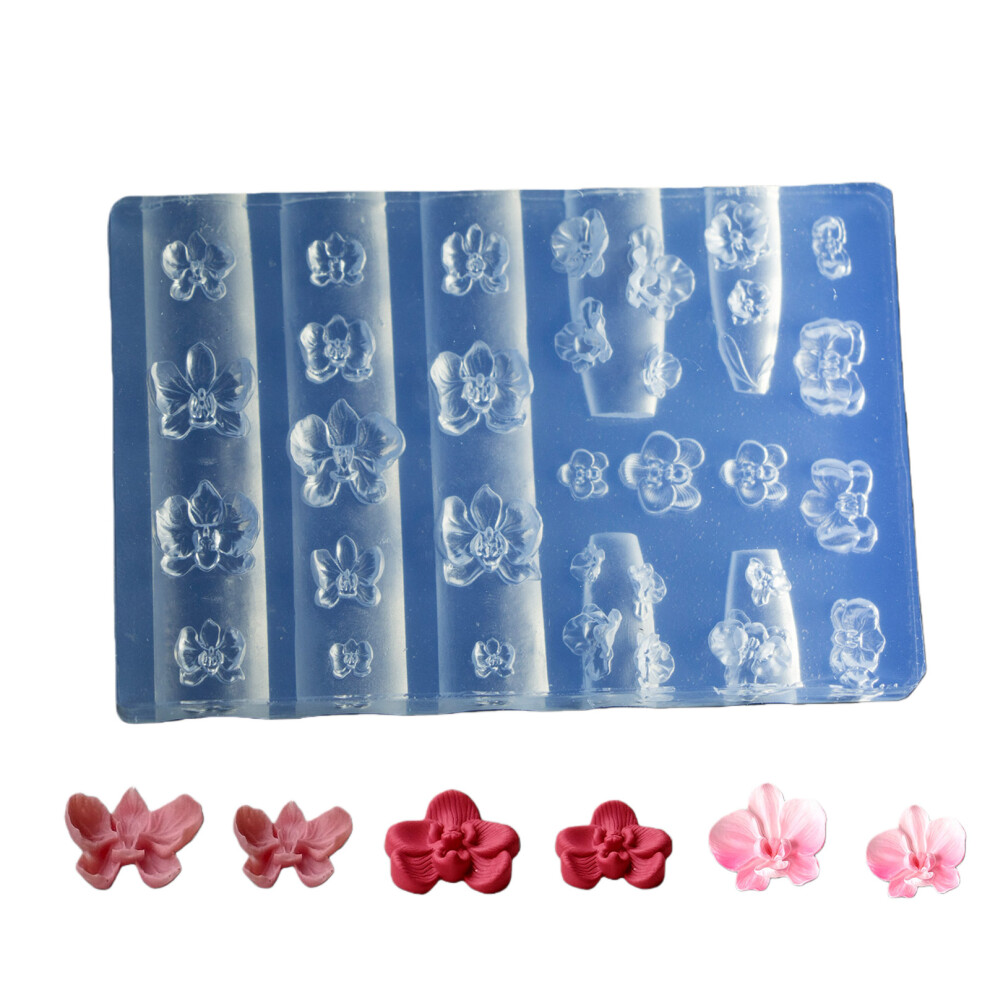 Nail Art Silicone Stamp Molds for Party and Salon Manicure