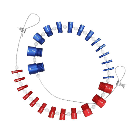 Aluminum Nut Bolt Thread Size Gauges Upgrades for Professional &