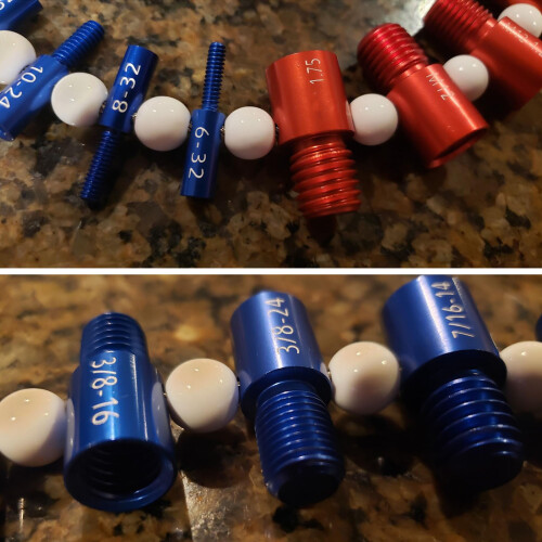 Aluminum Nut Bolt Thread Size Gauges Upgrades for Professional & 2