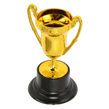 Mini Gold Awards Trophy, Gold Plastic Trophies, 1Inch Shiny Medals For Party Favors, Educational & Sports