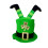 StPatricks Day Celebration Hat 3D Benen Groene Leprechaun 1