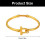 Bracelet flexible Construction en alliage robuste-Argent 3