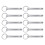 Pack of 10 Carbon Steel Rings Pull Locking Pins Quick-6x45mm 1