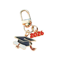Academic Achievement Keychain 2026 Graduate Symbolic Charm-C
