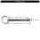 Pack of 10 Carbon Steel Rings Pull Locking Pins Quick-6x45mm 7