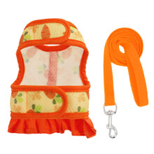 Leine für Kaninchen und andere Kleintiere, Weste-Set,-orange S