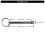 Pack of 10 Carbon Steel Rings Pull Locking Pins Quick-6x45mm 3