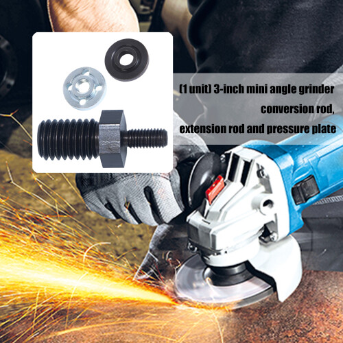 Compact 3Inch Grinder Adapter Shaft With Reinforced-Spindle 2