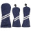 Golf Holz Headcover Abdeckung Set Streifen Queue 1