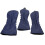 Golf Holz Headcover Abdeckung Set Streifen Queue 2