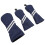 Golf Holz Headcover Abdeckung Set Streifen Queue 3