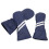 Golf Holz Headcover Abdeckung Set Streifen Queue 5