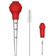Turkey Baster Meat Syringe With Cleaning Brush For Turkey Beef Steak BBQ Xmas Decor
