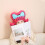 Oversized strik roze pruiken hoofddeksel Perfect voor 6