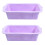 2 Stück sichere Silikonformen für Kuchen und Gebäck,-Hellviolett 1