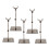 5 Pcs Action Figure Stand Schwarz Kunststoff Puppe 10