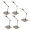 5 Pcs Action Figure Stand Schwarz Kunststoff Puppe 7
