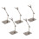 5 Pcs Action Figure Stand Schwarz Kunststoff Puppe 6