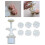 Backformen, Rosenform, Stempelformen, Dessert-Presswerkzeug,-75g 3