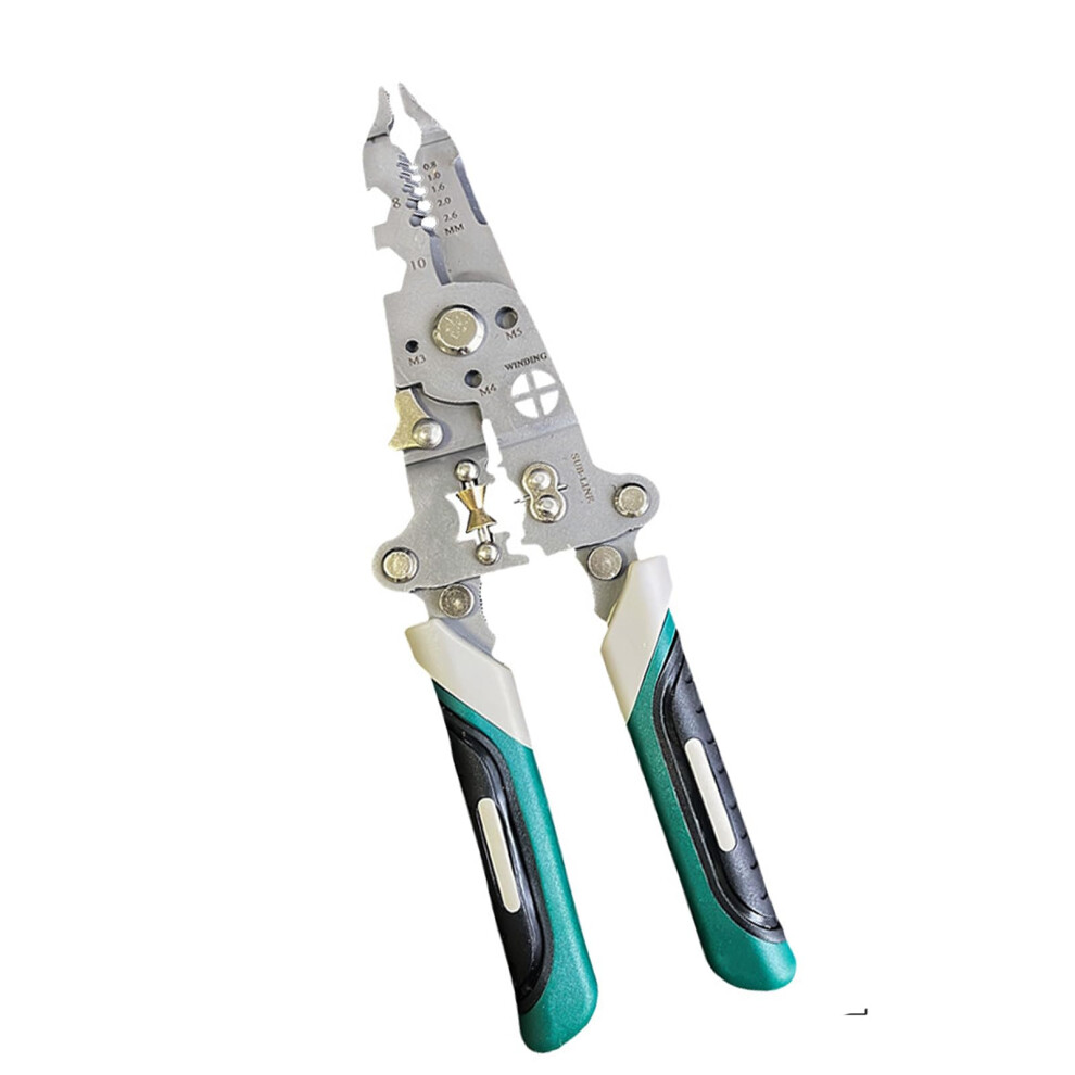 Wire Stripper, Crimper, Compact Foldable Tool With Cutting Feature, Ergonomic Handle For Cable Maintenance 9323874415390