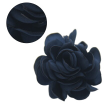 Stoffblumen-Serviettenringe, perfekt für Partys und-Marineblau