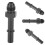 AN6 Kraftstoff Adapter Fitting zu 3/8 Quick 5