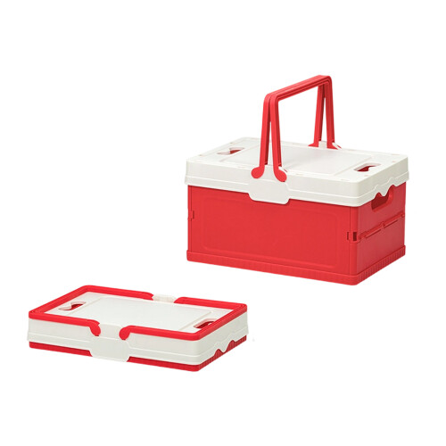 Boîte de rangement de Camping multifonctionnelle,-Rouge