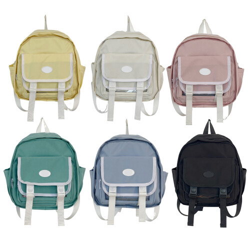 Lovely Backpack for Woman Student School Backpack Japanese-Blue 1