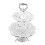 Cup Cake Tower Stand 2-Tier-Legierung Elegante 8
