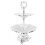 Cup Cake Tower Stand 2-Tier-Legierung Elegante 3