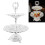 Cup Cake Tower Stand 2-Tier-Legierung Elegante 12