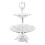 Cup Cake Tower Stand 2-Tier-Legierung Elegante 2