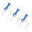 3-teiliges flexibles Golf-Tee-Set mit 8 Krallen, 3