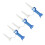 3-teiliges flexibles Golf-Tee-Set mit 8 Krallen, 2