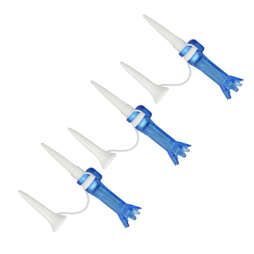 3-teiliges flexibles Golf-Tee-Set mit 8 Krallen, 1