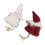 2Pcs Weihnachten Baum Plüsch Ornamente Mini Weiche 15