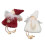 2Pcs Weihnachten Baum Plüsch Ornamente Mini Weiche 9