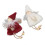 2Pcs Weihnachten Baum Plüsch Ornamente Mini Weiche 2