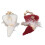 2Pcs Weihnachten Baum Plüsch Ornamente Mini Weiche 6