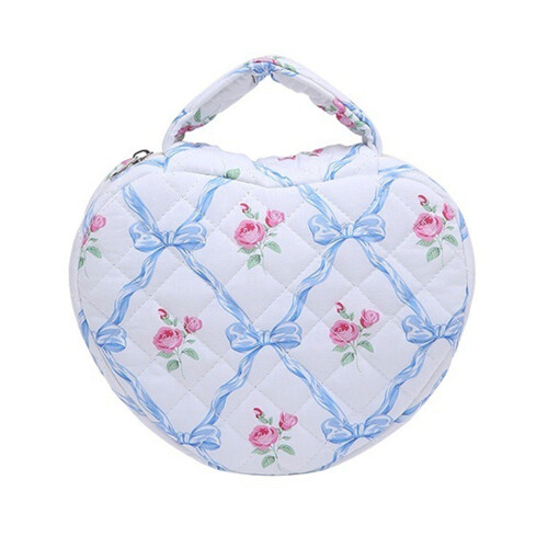 Stilvolles Reise-Make-up-Etui mit einzigartiger-Rhombusblau