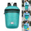 Mens Outdoor Foldable Backpack with Colorful Aesthetic-Sky Blue 3