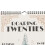 Kalender 2025, Retro-Muster, Monatsplaner, 14