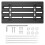 Front License Plate Bracket with Screws and Wrench, Fits Standard Plates, Rust Resistant 1