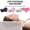 Eyelash Grafting Neck Pillow with Ergonomic Memory Foam-Black 3