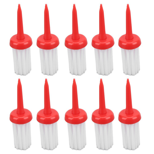 10 Stück Golf-Tees, Bürstentyp, geringer