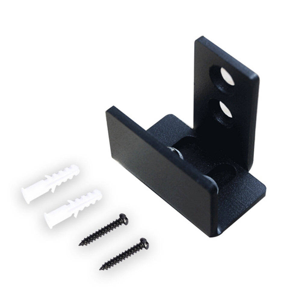 U Shape Adjustable Door Bottom Guide, Sliding Barn Door Floor Guide For Pre-Grooved Barn Door Compatibility, Protective Flat Bottom Ensures Floor Prot 9198585891081