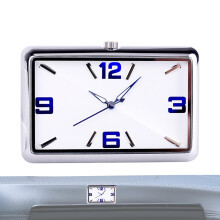 Stylish Car Air Vent Dashboard Clock with Clear Time Display, Waterproof Stainless Steel Design