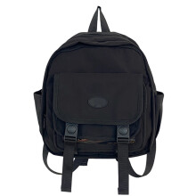 Japanese Style Backpack for Woman Girl Teenage Student-Black