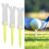 Faltbares Training Golf Tee Anti Flying Drehbares 11