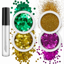 4 Box Holographic Nail Sequins Shapes Mixed Nail Glitter-Set 1